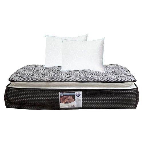 Colchón King Size Spring Air Omega + 2 Almohadas Osos RGH