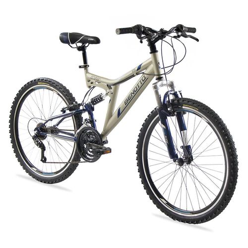 Bicicleta de Montaña Benotto Sniper R26 21V Dorado con Azul