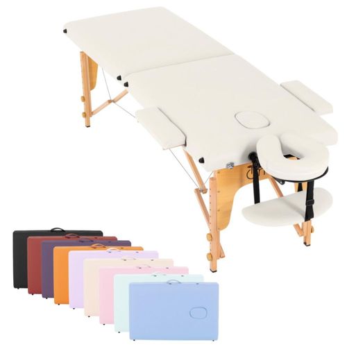 Cama De Masaje Portátil Onof Plegable Con Estuche - Beige