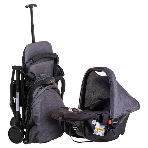Carriola Sistema de Viaje Safety 1st Trolly Ultra Light Negro