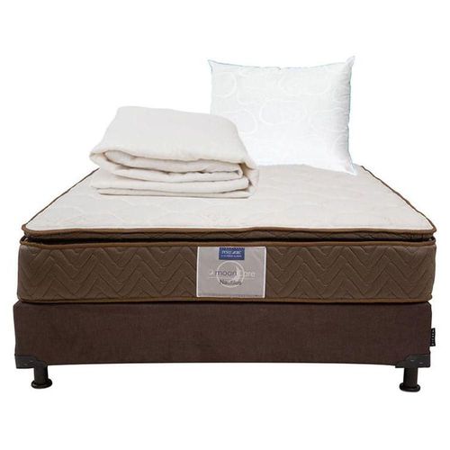 Colchón Individual Nautilus + Box + Almohada Osos + Protector RGH