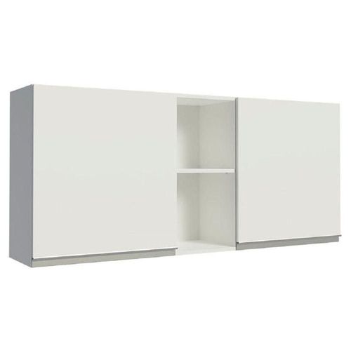 Alacena Madesa 2 Puertas 2 Nichos - 150 Cm Blanco