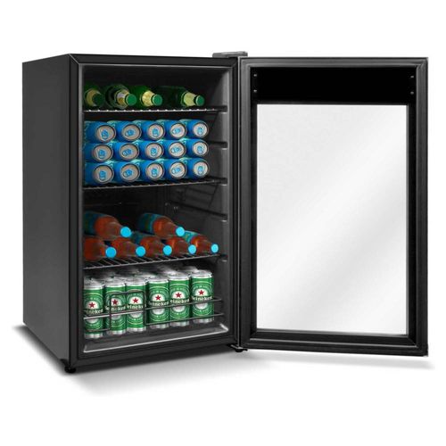Frigobar 2.4pies Refigerador Digital Tactil Luz Led 85 Latas