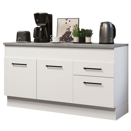 Mueble Inferior de Cocina Madesa Agata 150cm 2 Puertas (Con Encimera)