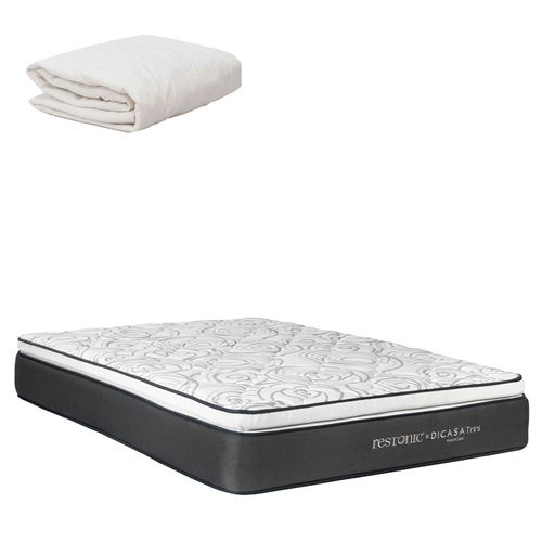 Colchón Individual Dicasa Trini + Protector de Colchón CZD