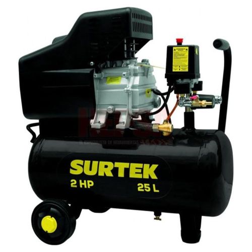Compresor Aire Horizontal A Gasolina 25L 115PSI Surtek