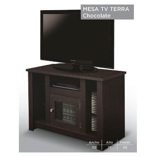 Mesa De Tv Terra - Wengue