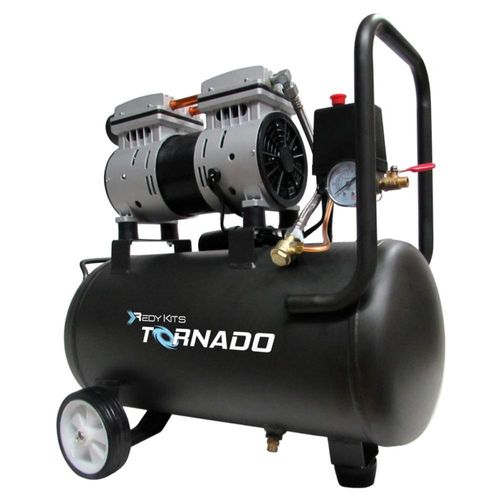 Compresor Goni Silencioso Tornado Electrico Aire 1.0hp 24 Lt