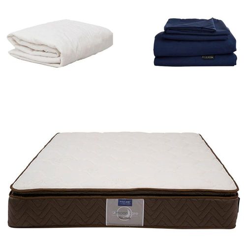 Colchón Individual Restonic Nautilus + Sábanas Softy + Protector CZD