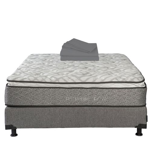 Colchón Individual Dicasa Vail + Box + Sábanas CZD