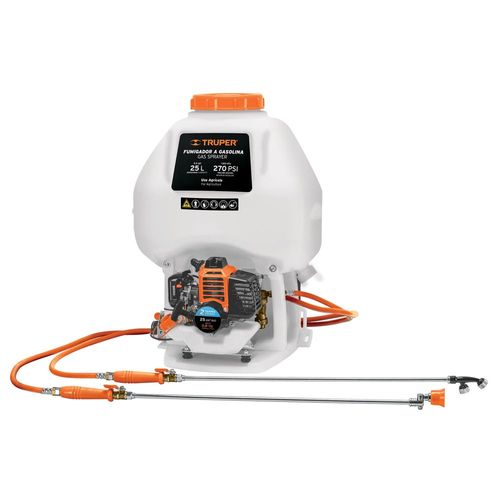 Fumigador de 25L TRUPER con motor a gasolina 2 tiempos FUG252 blanco