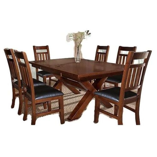 Comedor Cruze 6 Sillas Tabaco