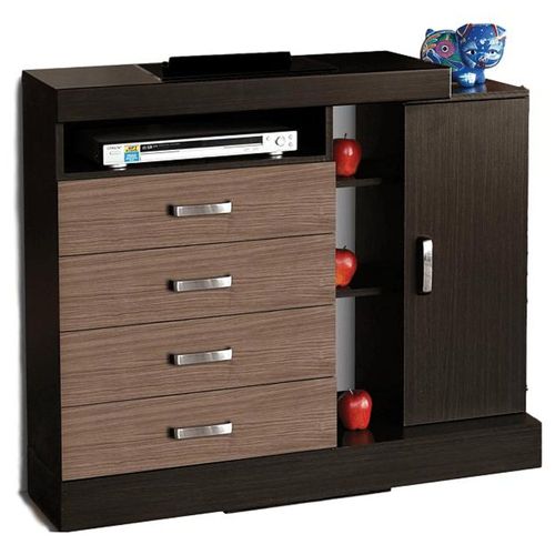 Comoda Modelo Bono - Chocolate con Nogal