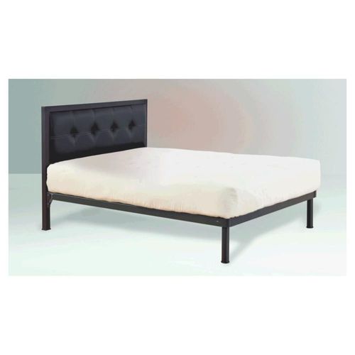 Cama 728T Matrimonial - Cobre Rustico y Chocolate