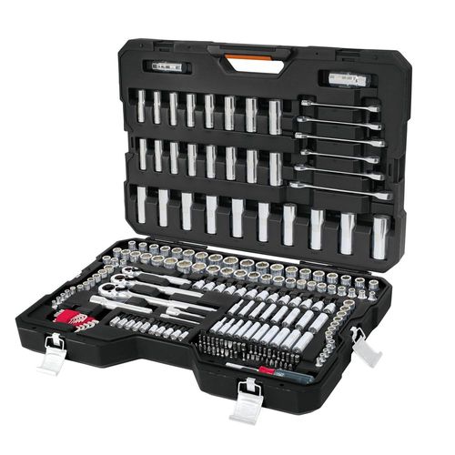 Juego 217 herramientas 1.4 3.8 y 1.2 para mecanico Truper JD217MP