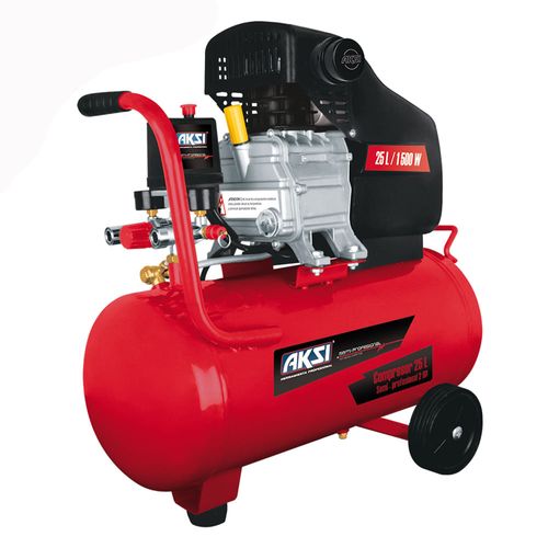 Compresor de Aire Aksi 25 lts 2 HP Semi Profesional