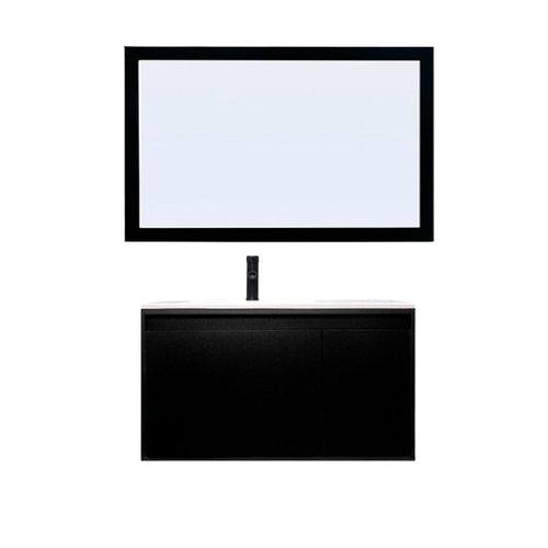 Gabinete De Baño STANISS Con Espejo Decorativo Minimalista