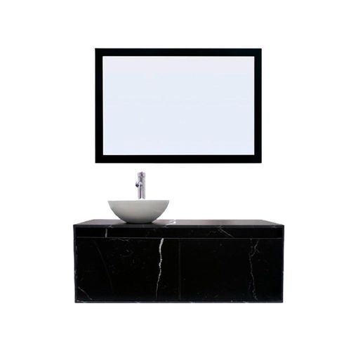 Gabinete De Baño Con Lavamanos Y Espejo Decorativo NYON