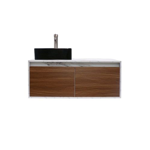 Gabinete Flotante Para Baño Con Lavamanos Y Llave OLIVIA