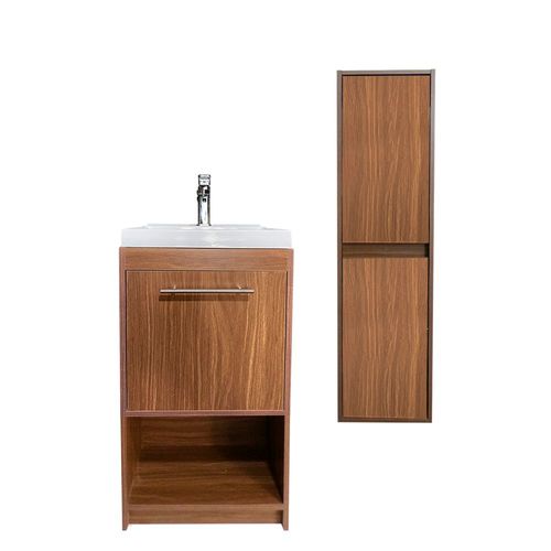 Gabinete Con Lavamanos y Monomando + Gabinete Organizador Seine