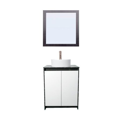 Gabinete De Baño Con Lavabo VARENNA Y Espejo Decorativo