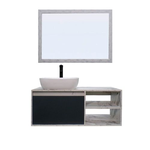 Gabinete De Baño MARBELLA Con Espejo Decorativo