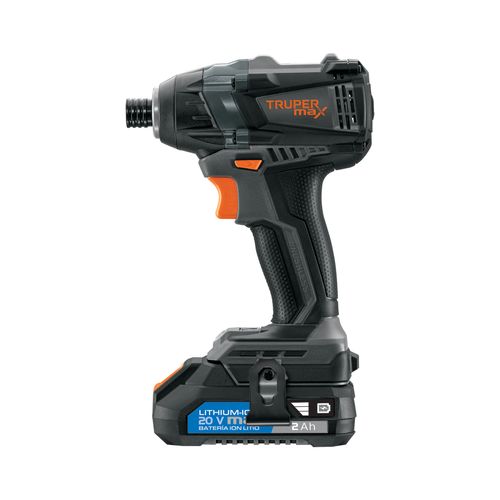 Destornillador de impacto inalámbrico Truper 20V MAX20D negro