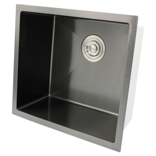 Tarja Submontar 50x45x23 Cm Inox304 Fabricado A Mano Negro