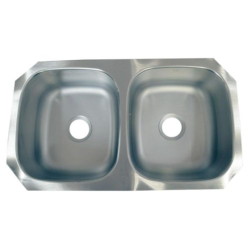 Fregadero Cocina Submontar 2 Tinas 84x48x20 Eb Cs110