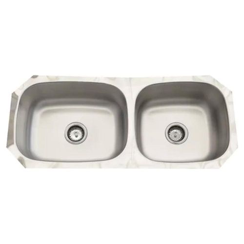 Fregadero Cocina Submontar 2 Tinas 100x44x20 Eb Cs210