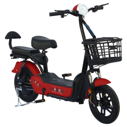 Bicicleta Eléctrica Urbana Moboss ZM300 Rojo 350W 25 km/h
