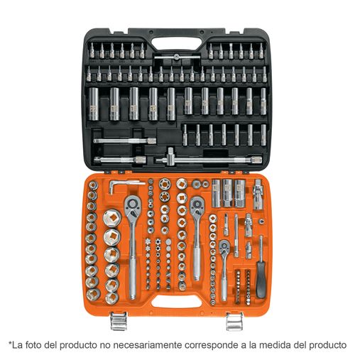 Juego de 172 herramientas Truper para mecánico JD172M naranja
