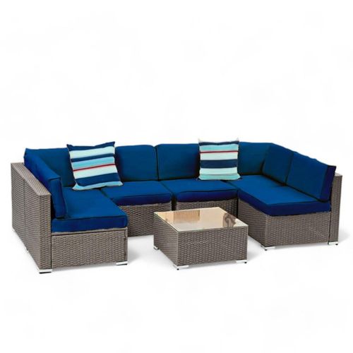 Set Sala Ilios Innova para Jardín para 6 Personas Azul