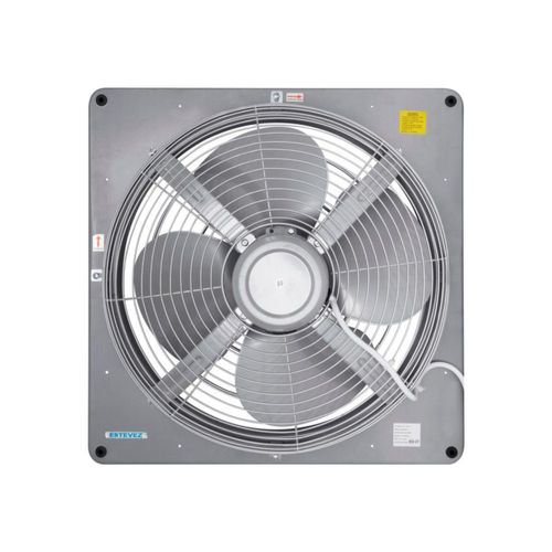Estevez Extractor De Aire de 14 Pulgadas de Uso Industrial Metalico con Rejilla