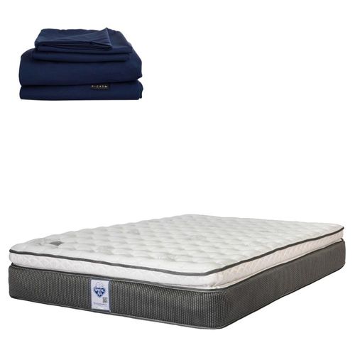 Colchón Queen Size Spring Air Phantom + Juego de Sábanas Softy CZD