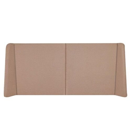 Cabecera para Cama Matrimonial Tapizada Color Caqui. Acolchada con Hule Espuma. Estructura de Madera Industrial