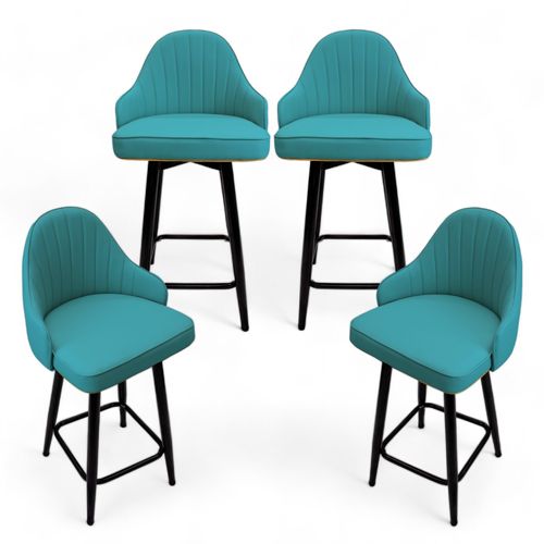 Juego de 4 Sillas Ilios Innova de Bar Tokio Azul