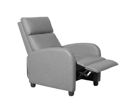 Sillón Reclinable Individual Bluelander Gris 105x64x62cm Acolchonado
