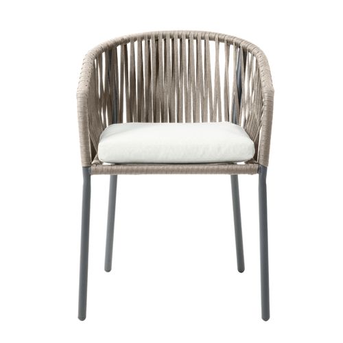 Set de 4 Sillas para Exterior Beige.