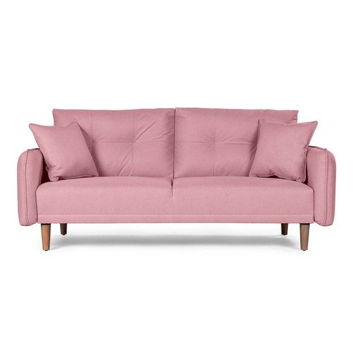 Sofá Cama De Lino Palo De Rosa Modelo Brookman
