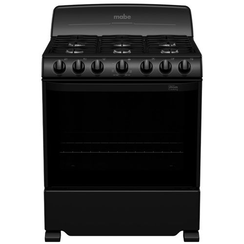 Estufa de Piso 76 cm (30 pulgadas) Negra Mabe - EM7620BAPN2