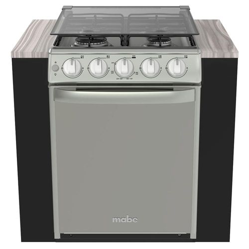 Estufa de Empotre 50 cm Plata Mercury