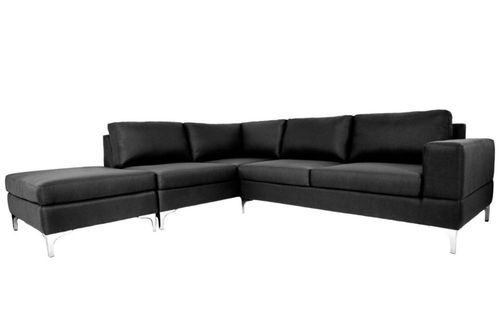Sala Modular Kama 2 Negro Kessa Muebles