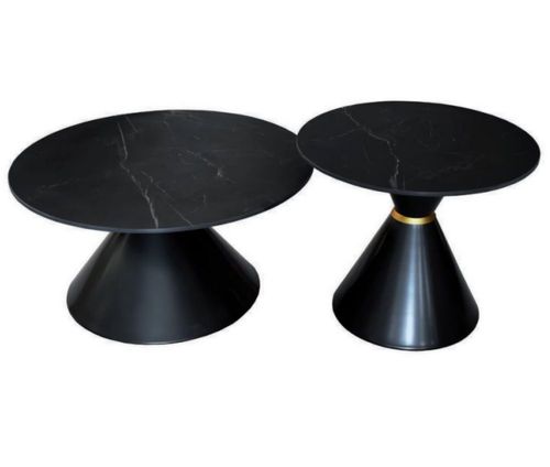 Mesa de Centro Fines Negro Kessa Muebles