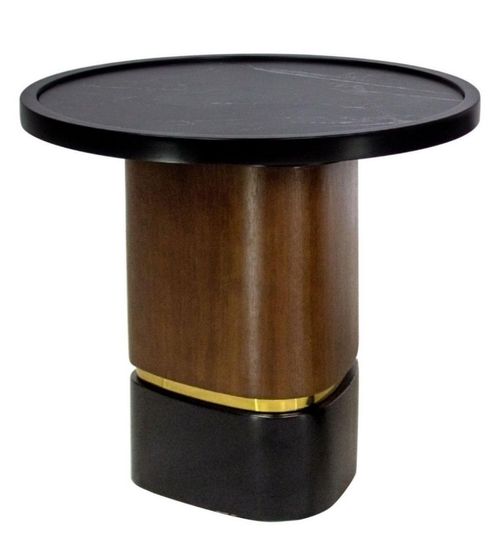 Mesa Lateral Dacio Negro Kessa Muebles