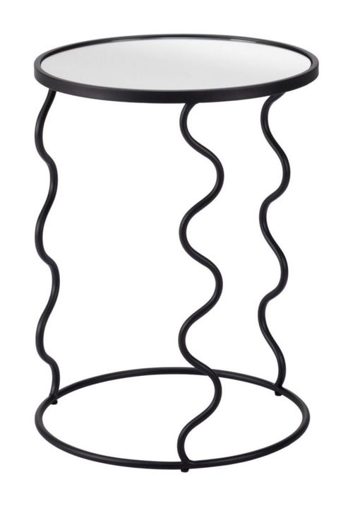 Mesa Lateral Bastia Negro Kessa Muebles