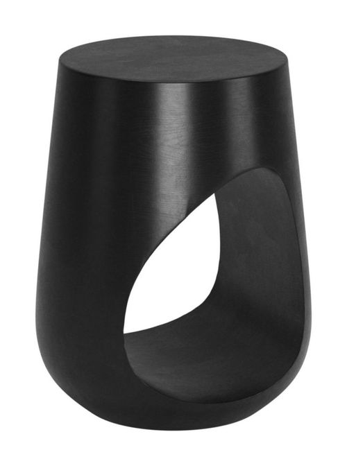 Mesa Lateral Tilk Negro Kessa Muebles