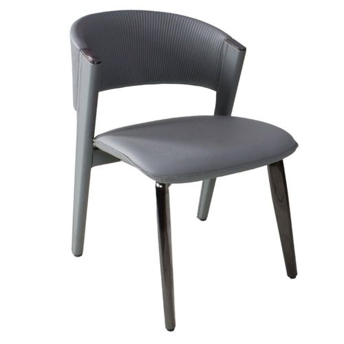 Silla de Comedor Albus Gris Kessa Muebles