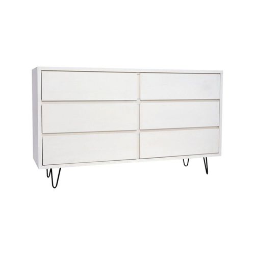 Cajonera 6 Cajones Java Blanco Kessa Muebles