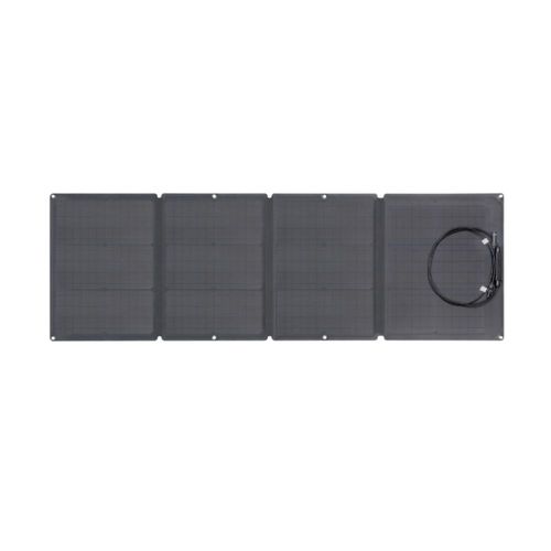 Panel Solar 110W Ecoflow - Solución de Energía Portátil para Exteriores y Uso Doméstico, Carga Rápida y Alta Eficiencia, color gris.